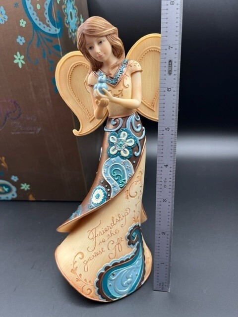 Perfectly Paisley Friendship is the Greatest Gift Angel 76002 – New in Box