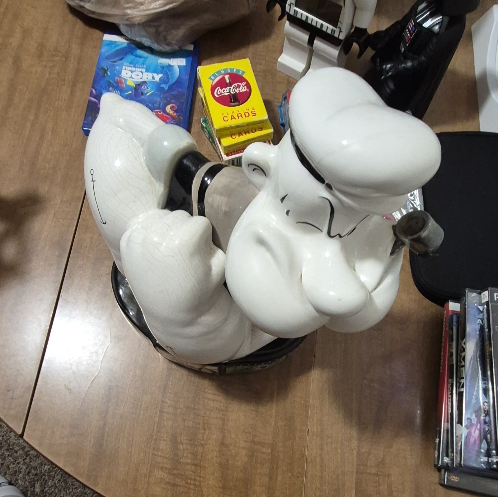 Popeye Limited Edition Numbered Ceramic cookie jar Glossy Finish 2004