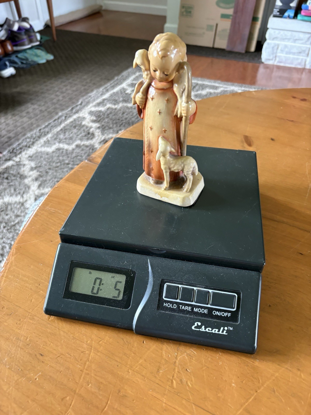 Rare Goebel Hummel Nativity Good Shepherd Jesus Lambs Tmk1 U.S.Zone Germany 42/0