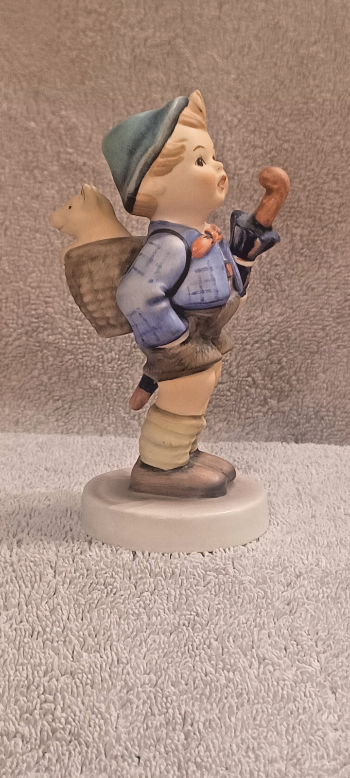 Vintage Hummel Figurine Small Boy Home From Market Made in West Germany 198 2/0