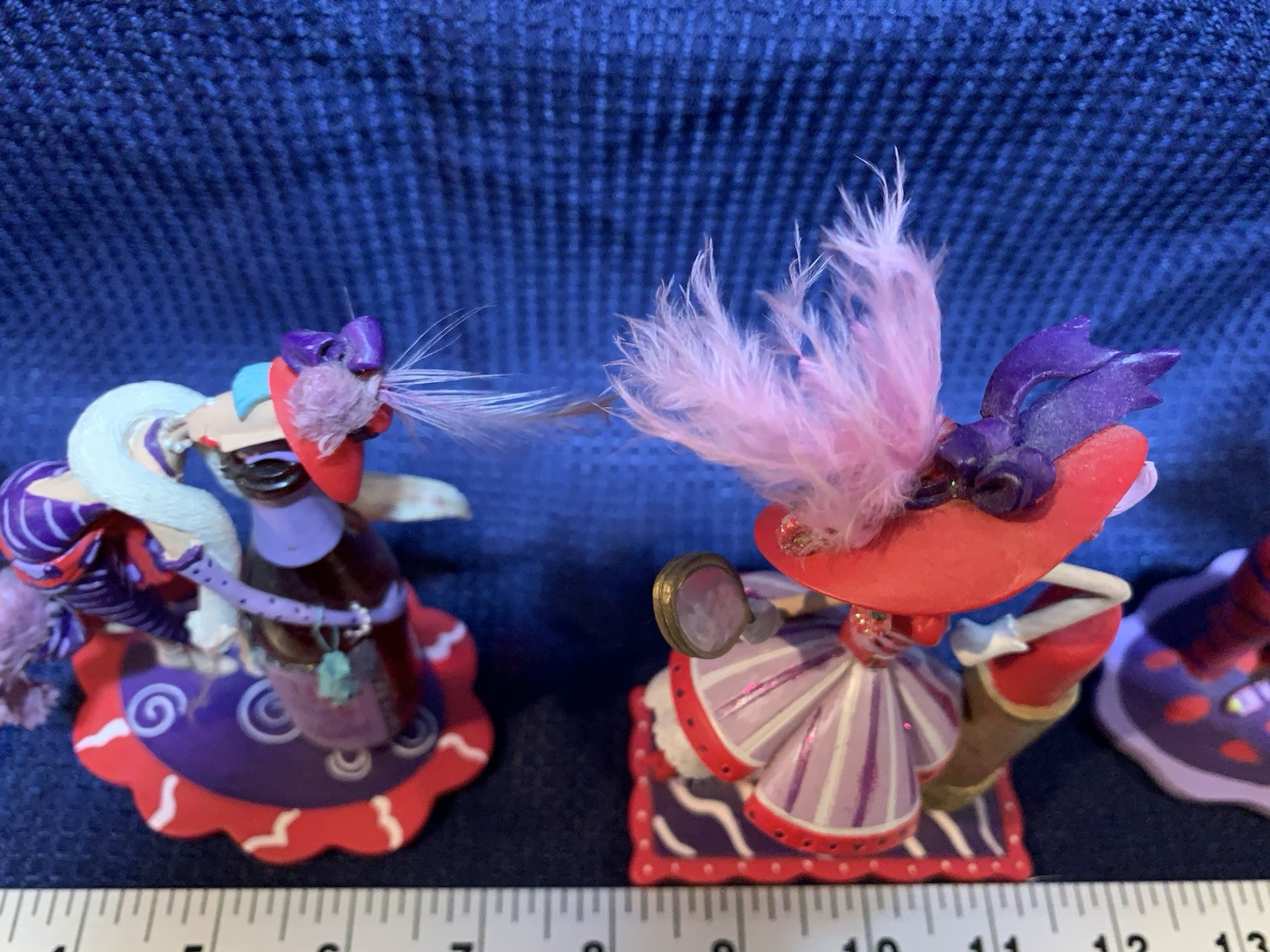 Four Hamilton Collection Dolly Mamas Dazzling Divas Figurines Numbered Original