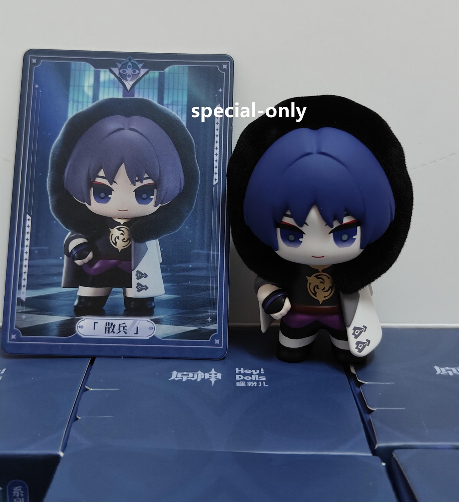 miHoYo Official Genshin impact Fatui Wanderer Scaramouche PVC Figure Doll Toy