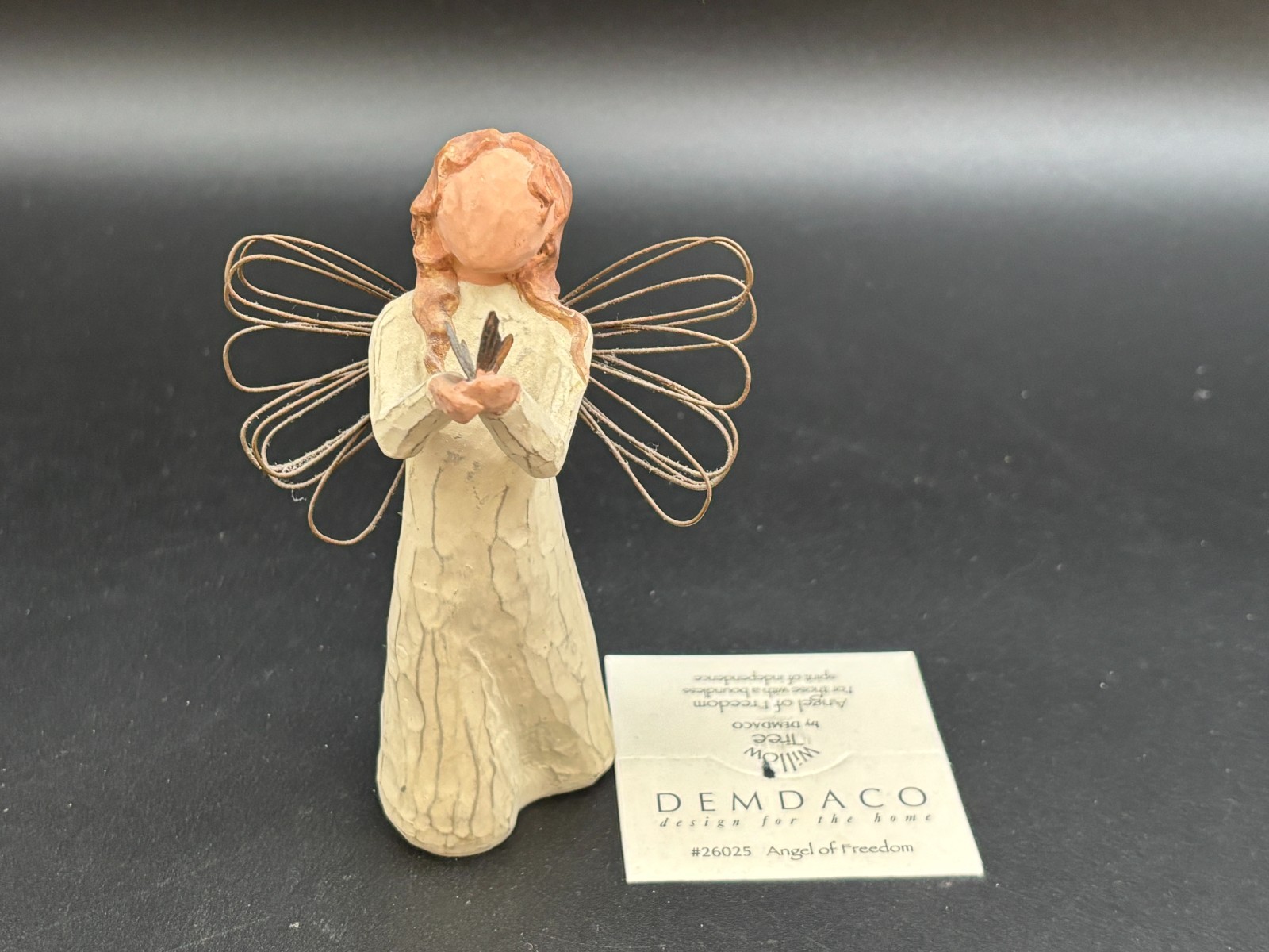 Demdaco Willow Tree “ANGEL OF FREEDOM” by Susan Lord ~ #25025 ~ NO BOX