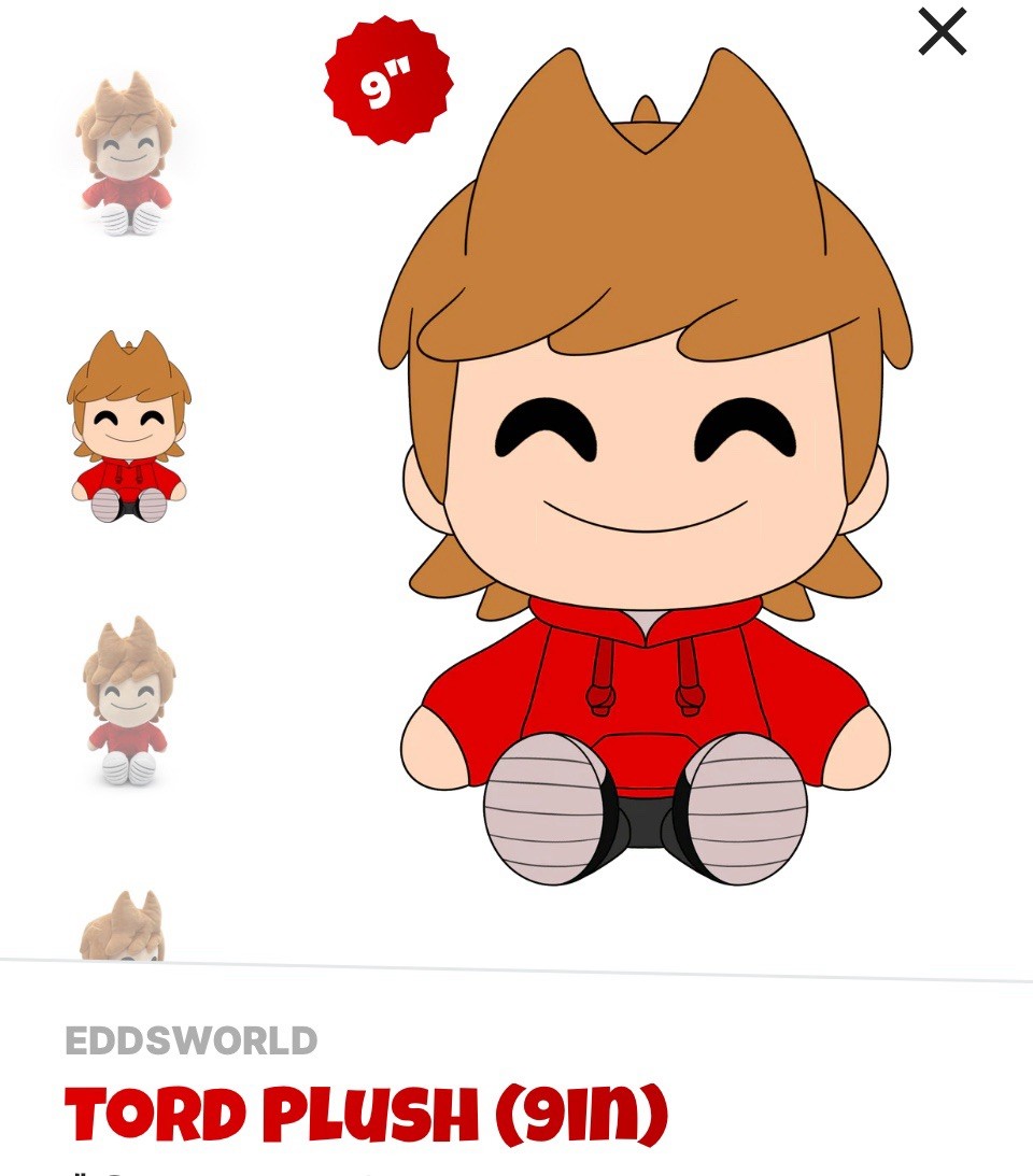 Youtooz * Eddsworld Collection * Tord * 9”Plush * In Hand