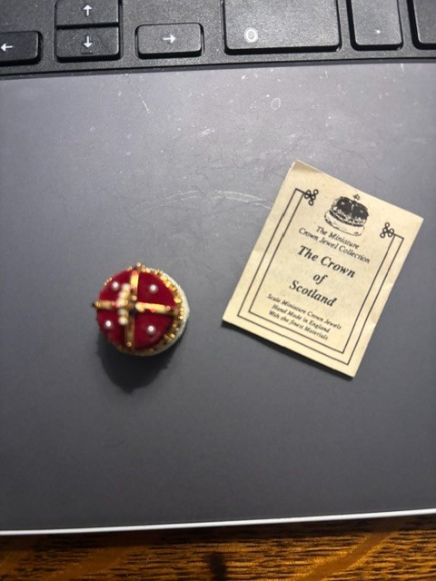 The Miniature Crown Jewel Collection Mini Replica of the Crown of Scotland