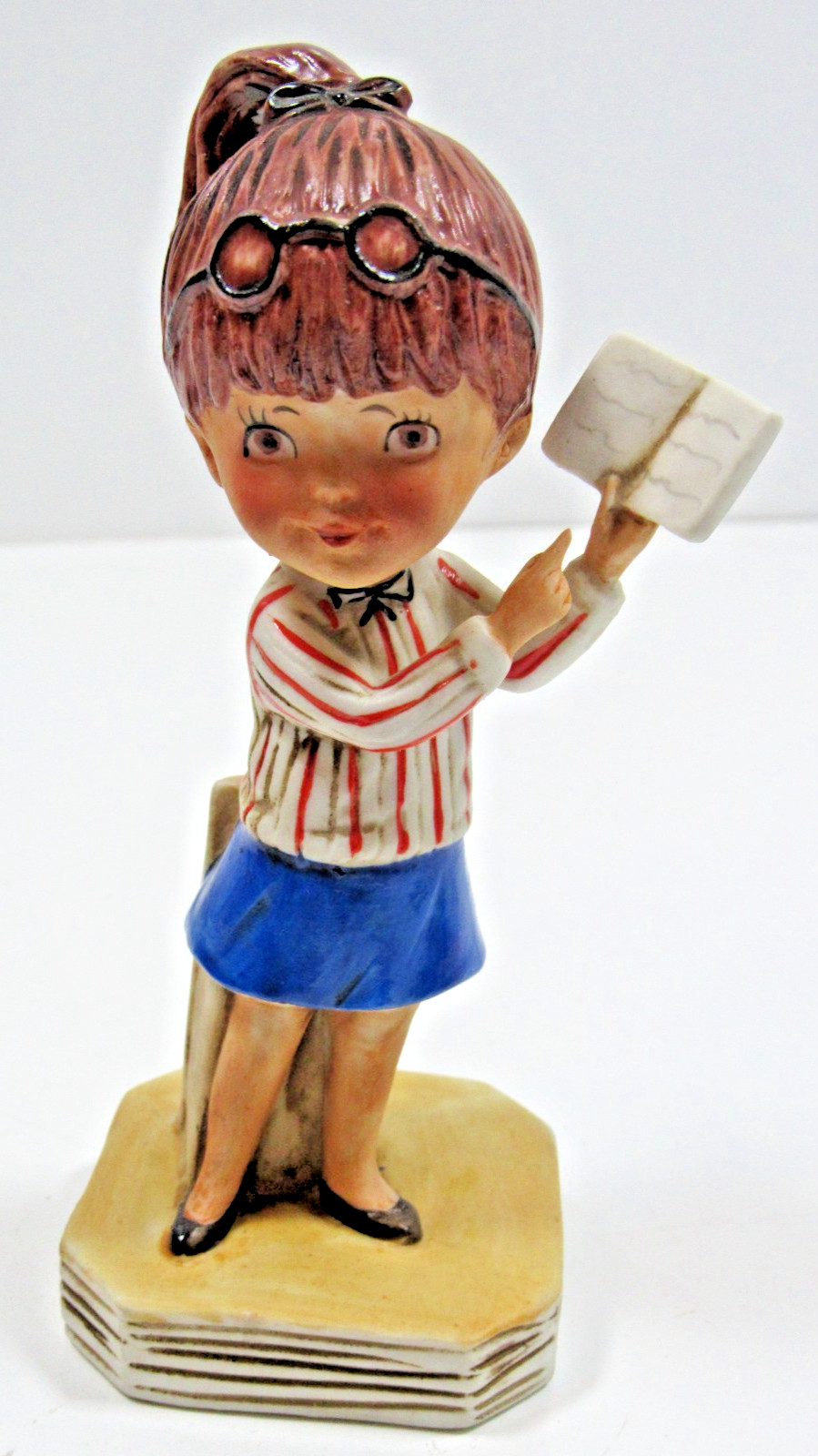 Vintage 1976 Fran mar Teacher Moppets Ceramic Figure Gorham Japan