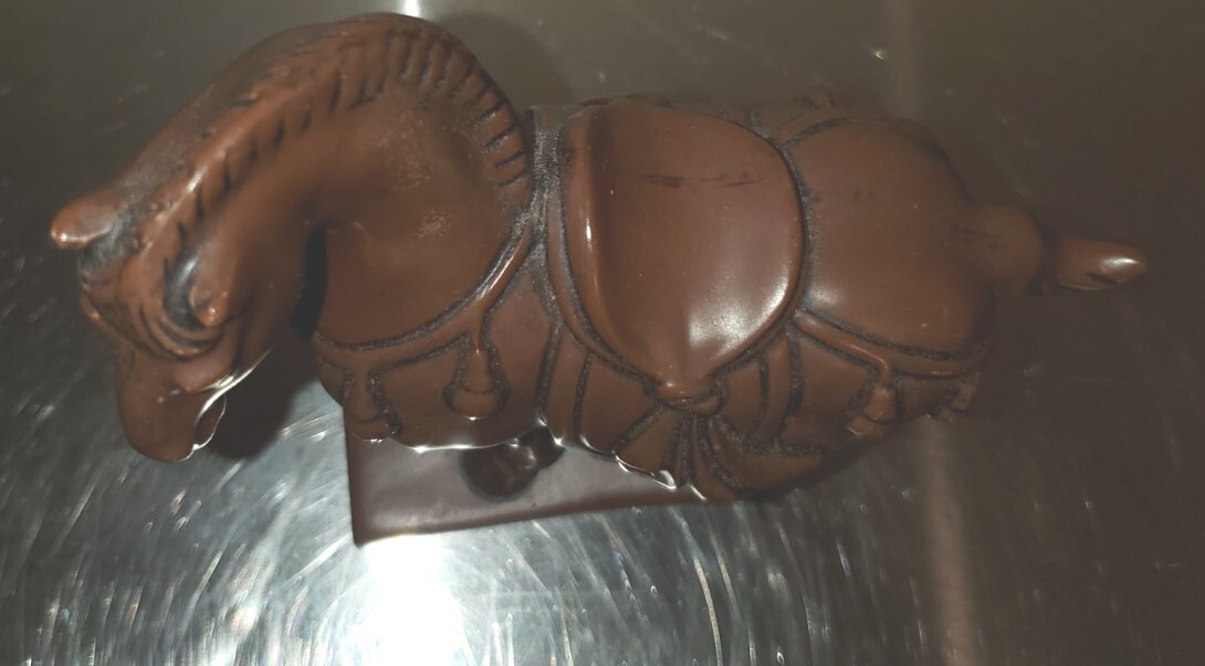 Beautiful Brown Equine Horse Figurine Statuette 5.5″ x 5″