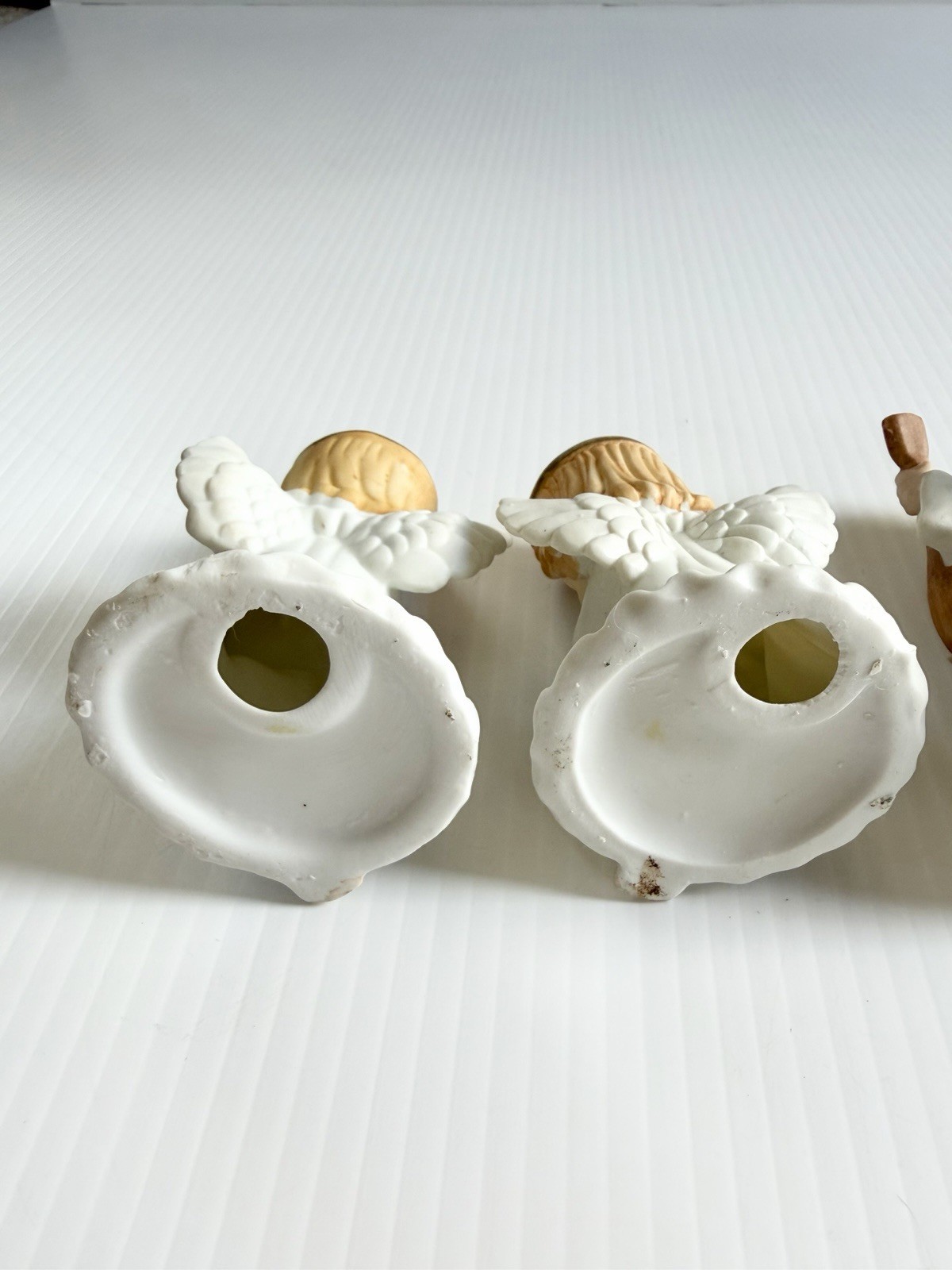 Lot Of 5 Vintage Homco Christmas Angels Porcelain Figurines, Musicians READ