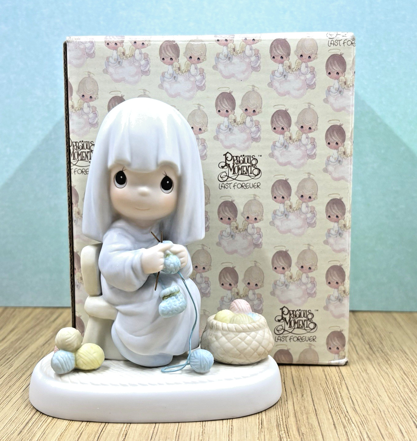 Precious Moments #12343 “Jesus Is Coming Soon” figurine-1985