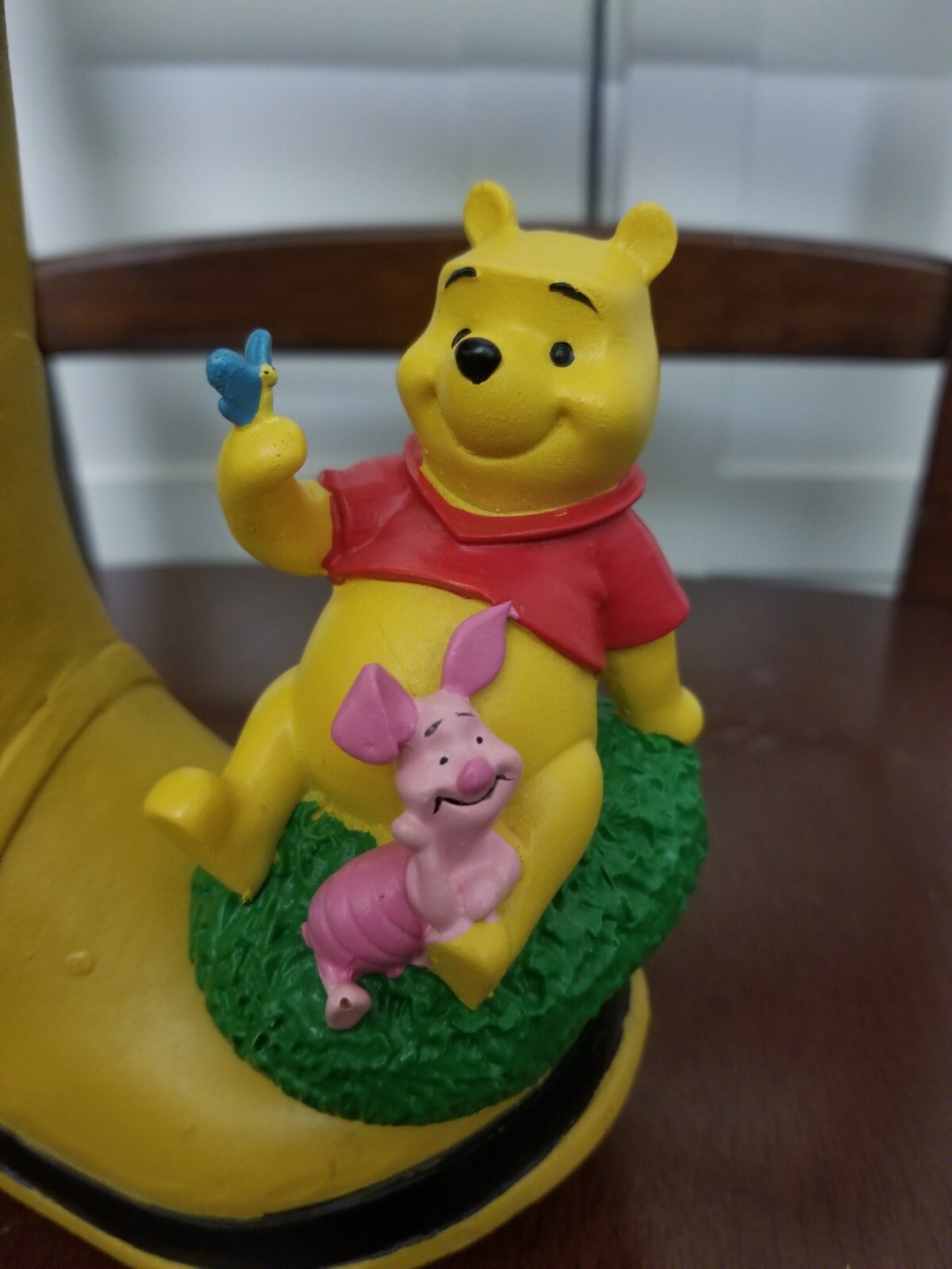 Disney inspired Winnie the Pooh & Piglet Bird house Birdhouse pooh bear boot