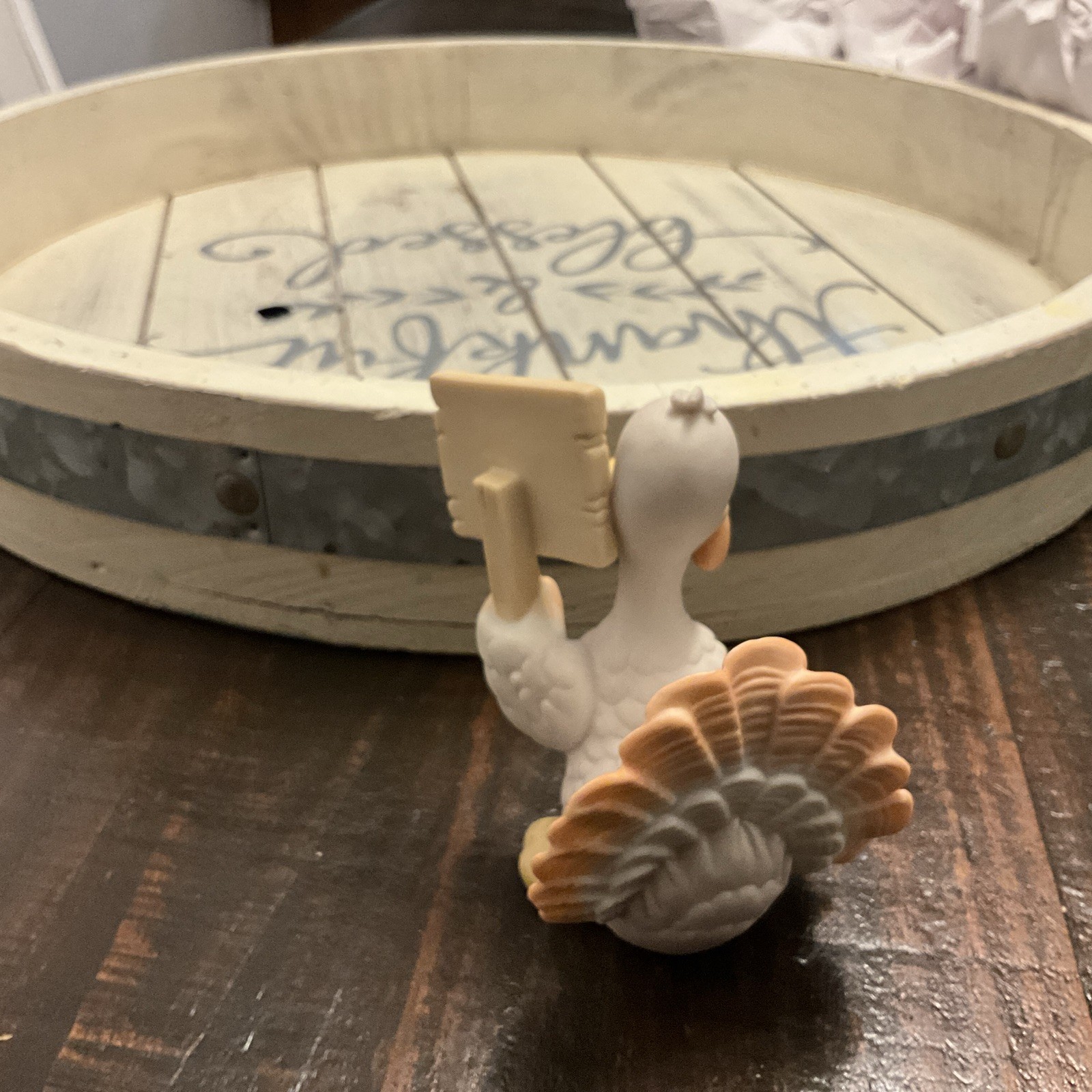 VTG Precious Moments Turkey “Eat Ham” Figurine 587842 Country Lane 1999 Signed