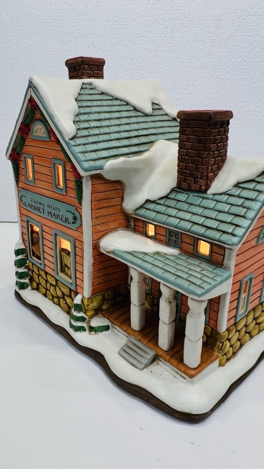 Lefton Colonial Village “Cabinet Maker” 1994 Retired Excellent Condition RARE !