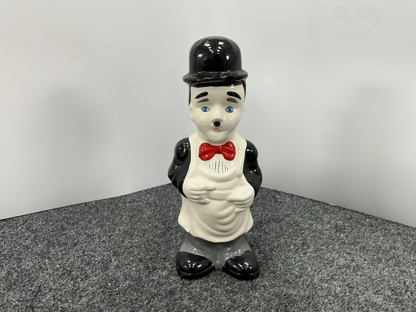 Vintage Charlie Chaplin Carnival Prize Chalkware Statue Figure 10.5″ Japan