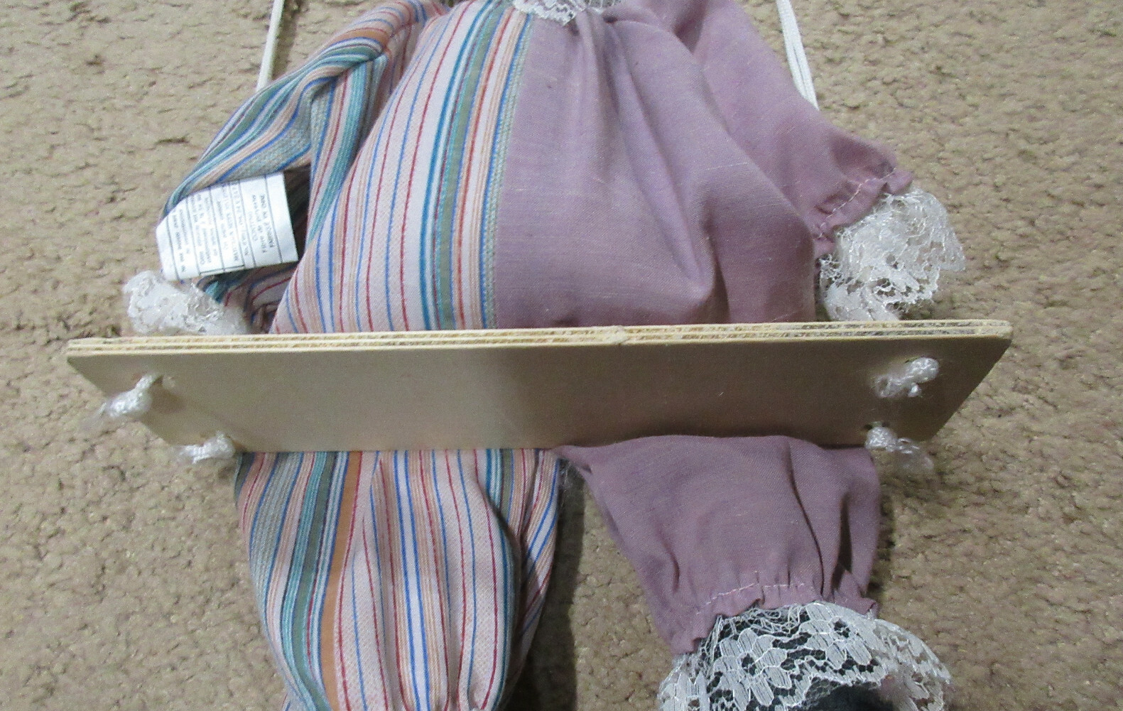 Clown: Marionette: Pink Striped Clothing