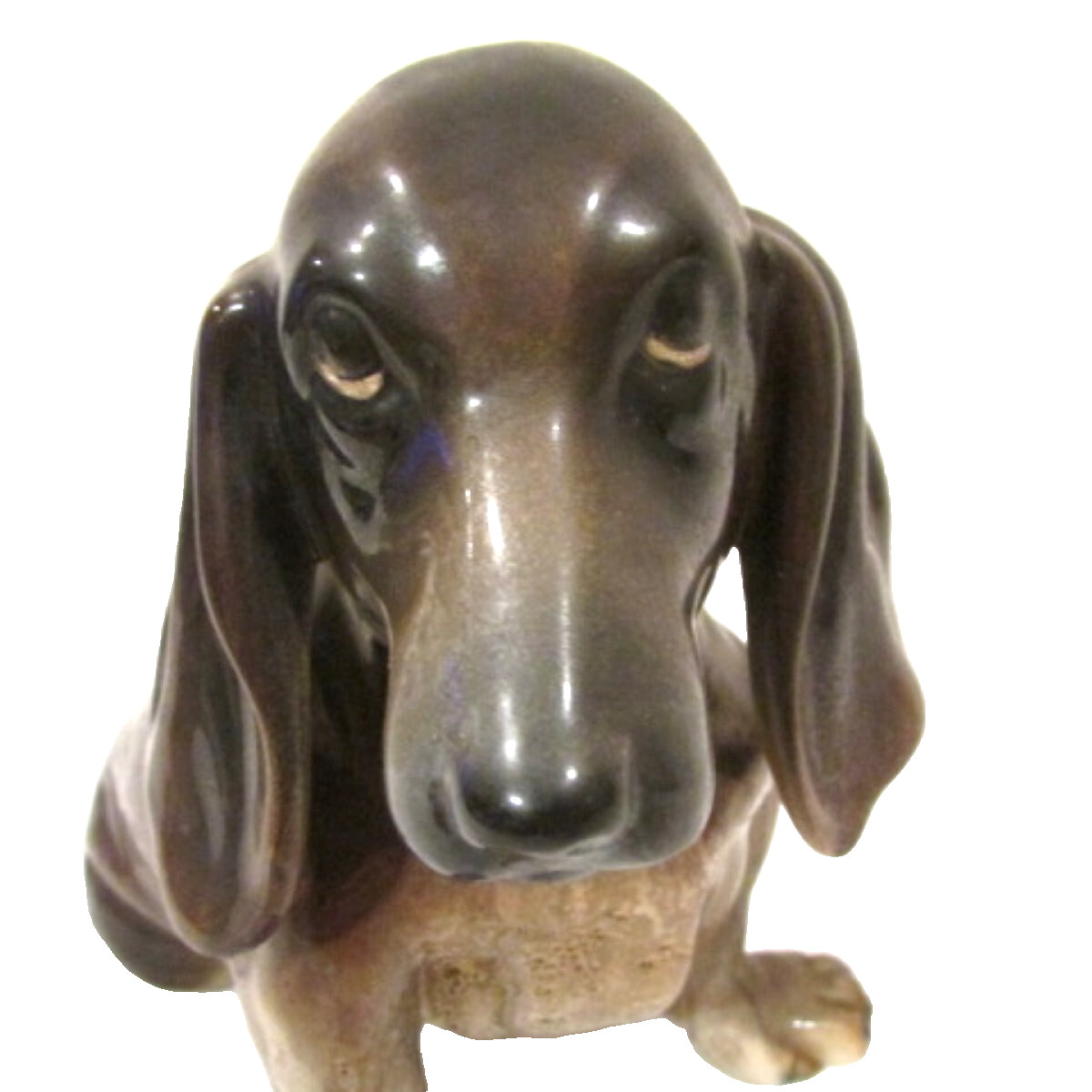 Vintage Keramos GERMAN DACHSHUND DOG Wien Austria Vienna Figurine 10″ x 7″
