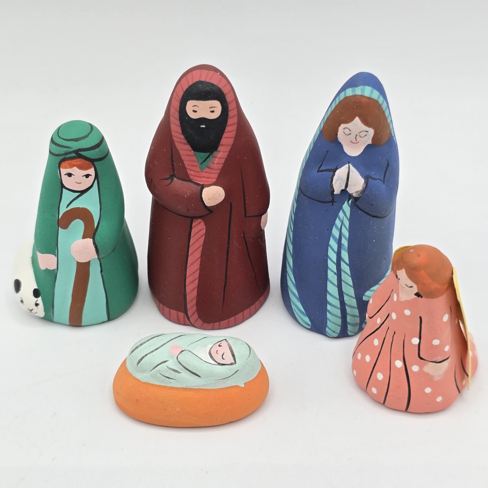 Arnautoff & Jones Perkins & Morley Vintage Mini Nativity Set 5 Pieces