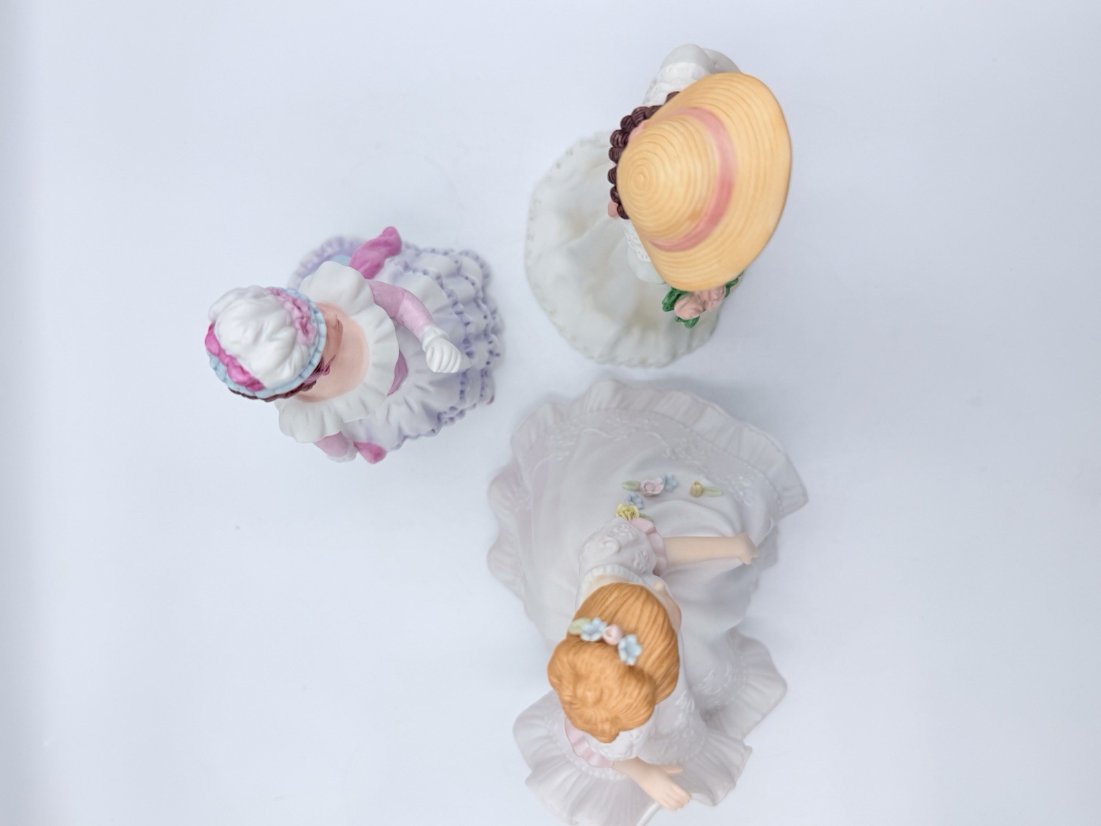 Homco Victorian 3 Vintage Lady Figurines