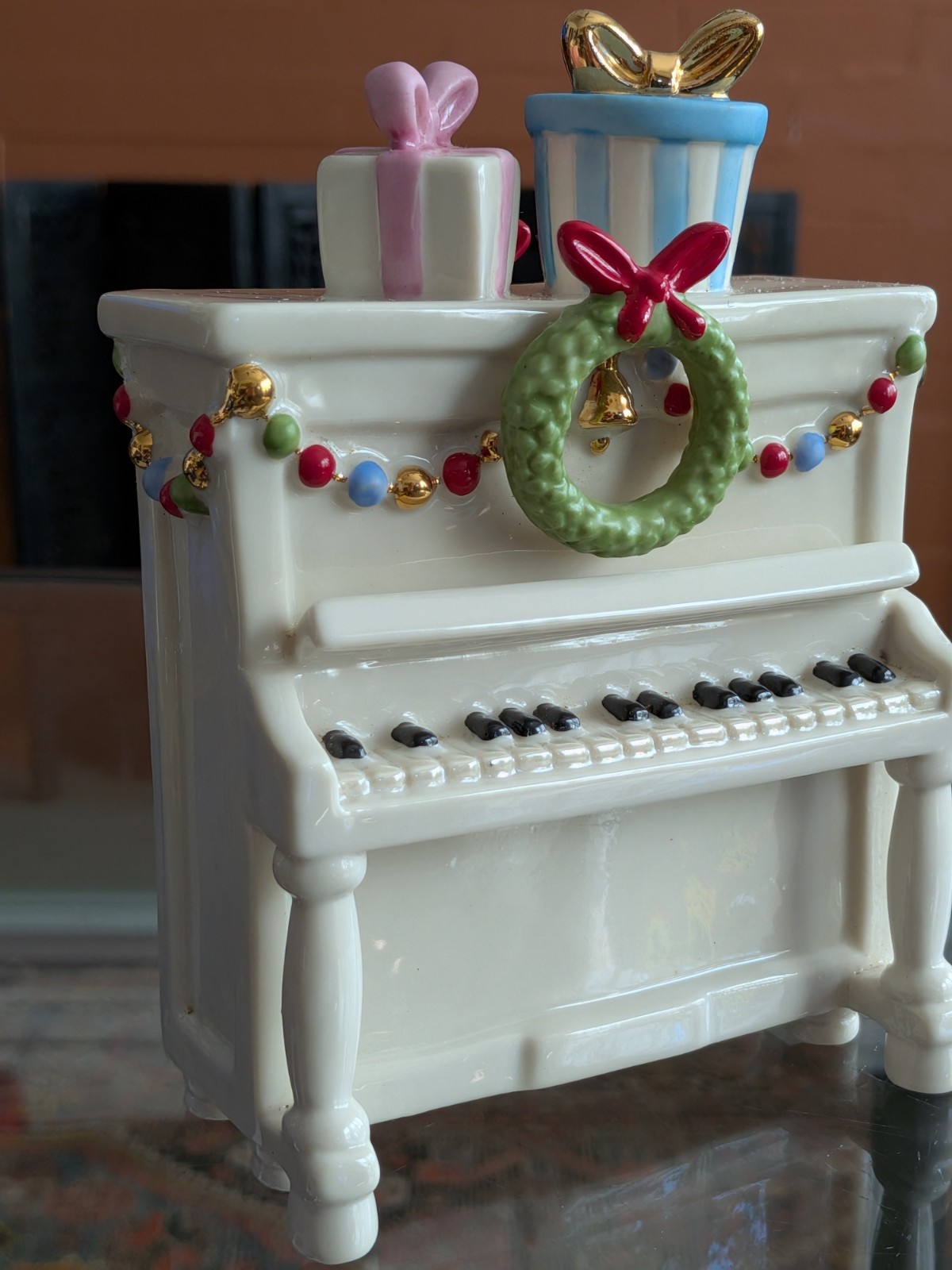 Lenox Grinch’s Christmas Melody 2014 Piano Sculpture Piano ONLY Holiday Art