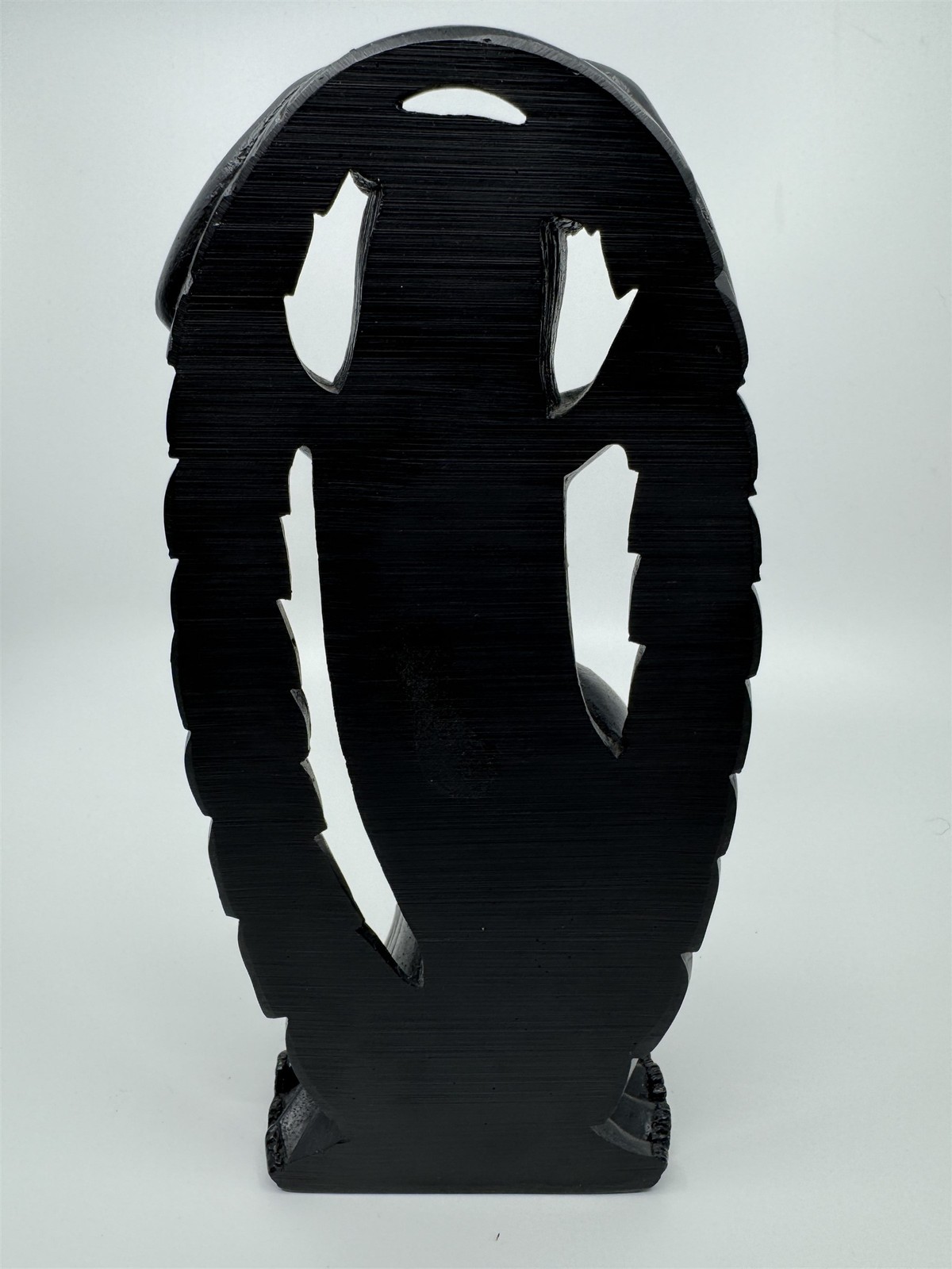 Vintage Coco Joe’s Hawaiian Tiki Hula Girl Dancer Black Lava Stone 10″ Figurine
