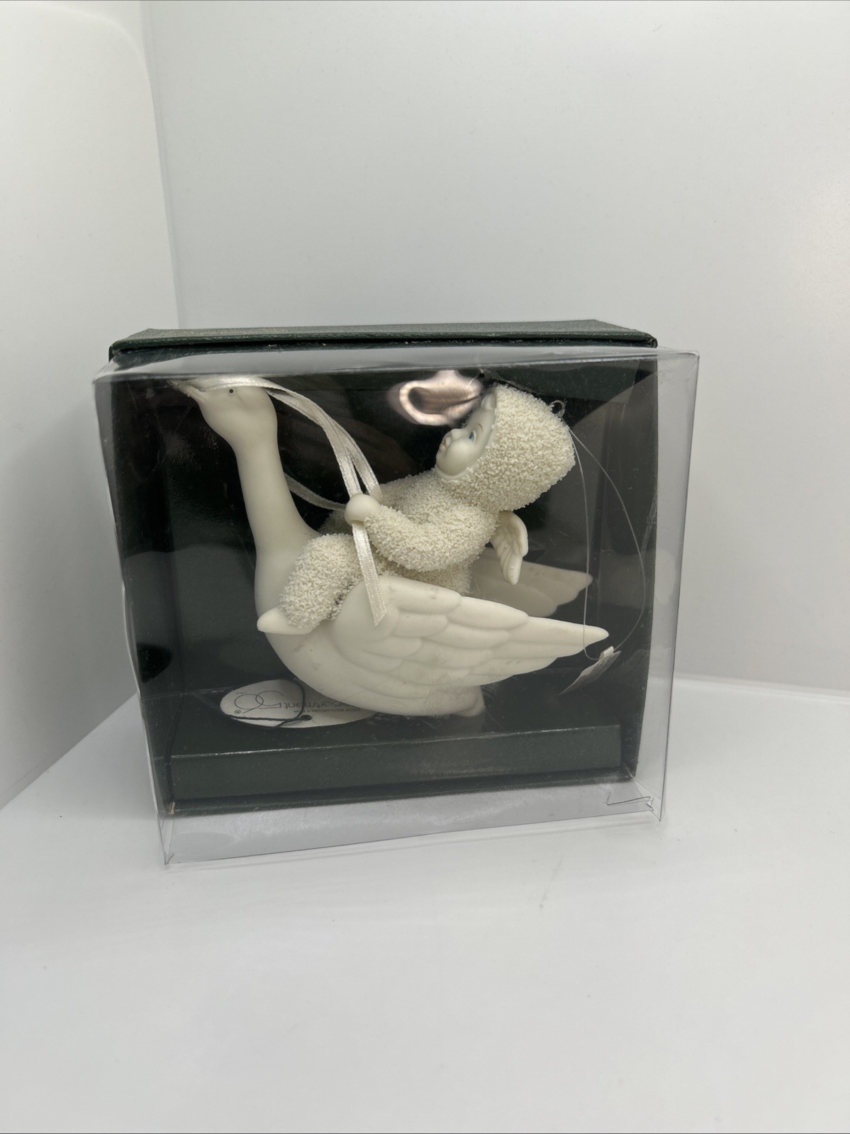 Dept 56 Snowbabies “Fly Me To The Moon” Baby On Christmas Ornament Vintage 1998