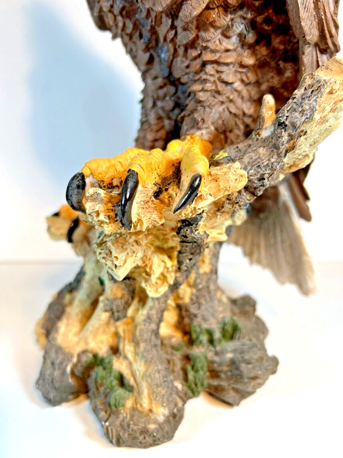 Large American Bald Eagle Composite Sculpture. 16.25″ tall
