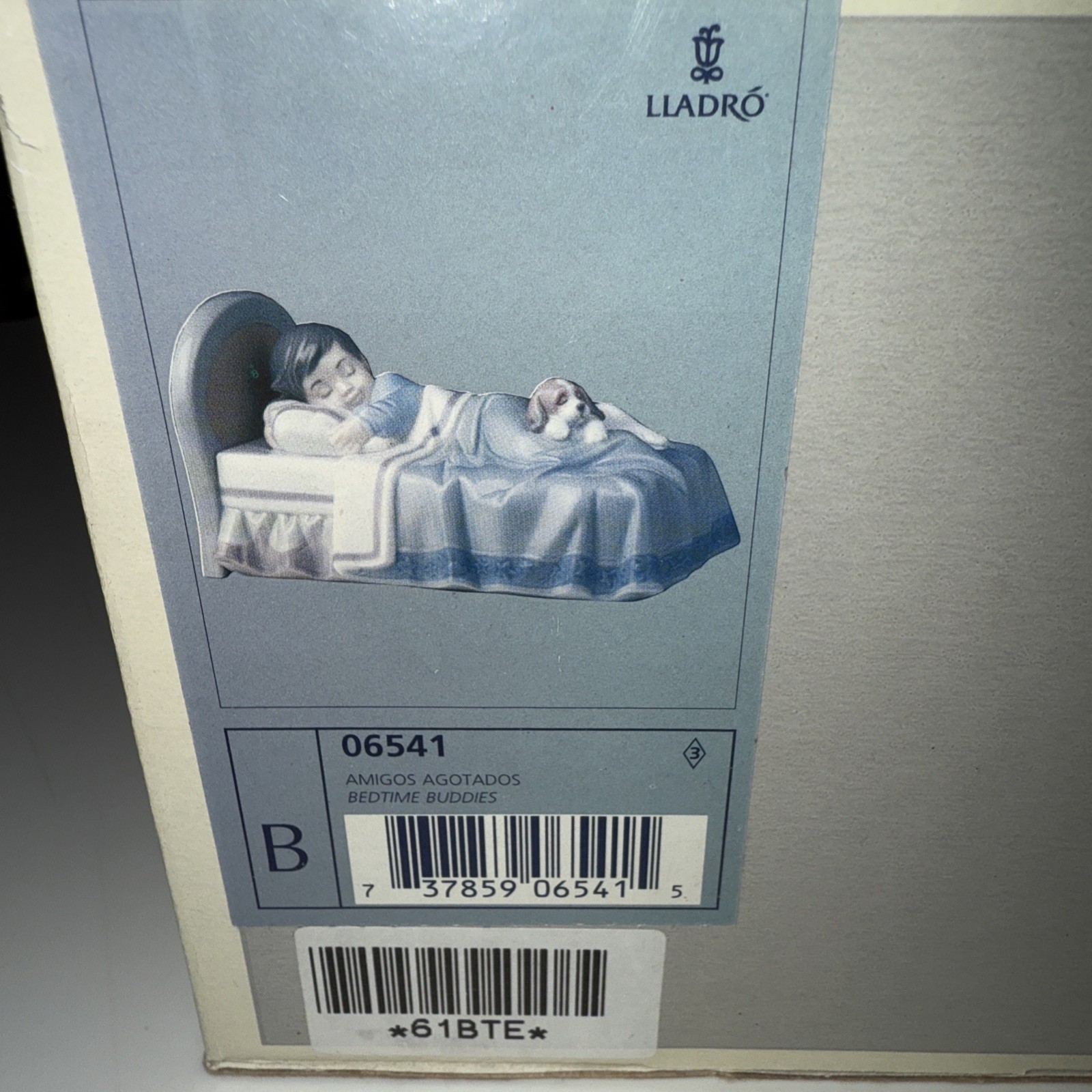 Lladro Bedtime Buddies Boy with Dog Figurine 6541 with Box new
