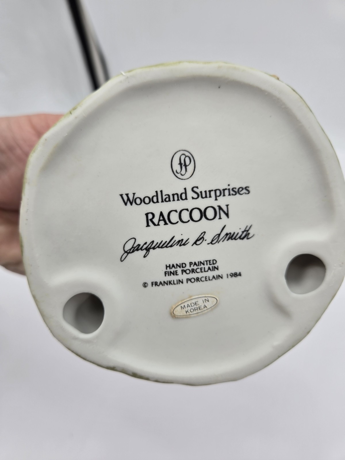 Lot Of 9 Woodland Surprises Porcelain Animals Raccoon Fox Beaver Squirrel Turtle