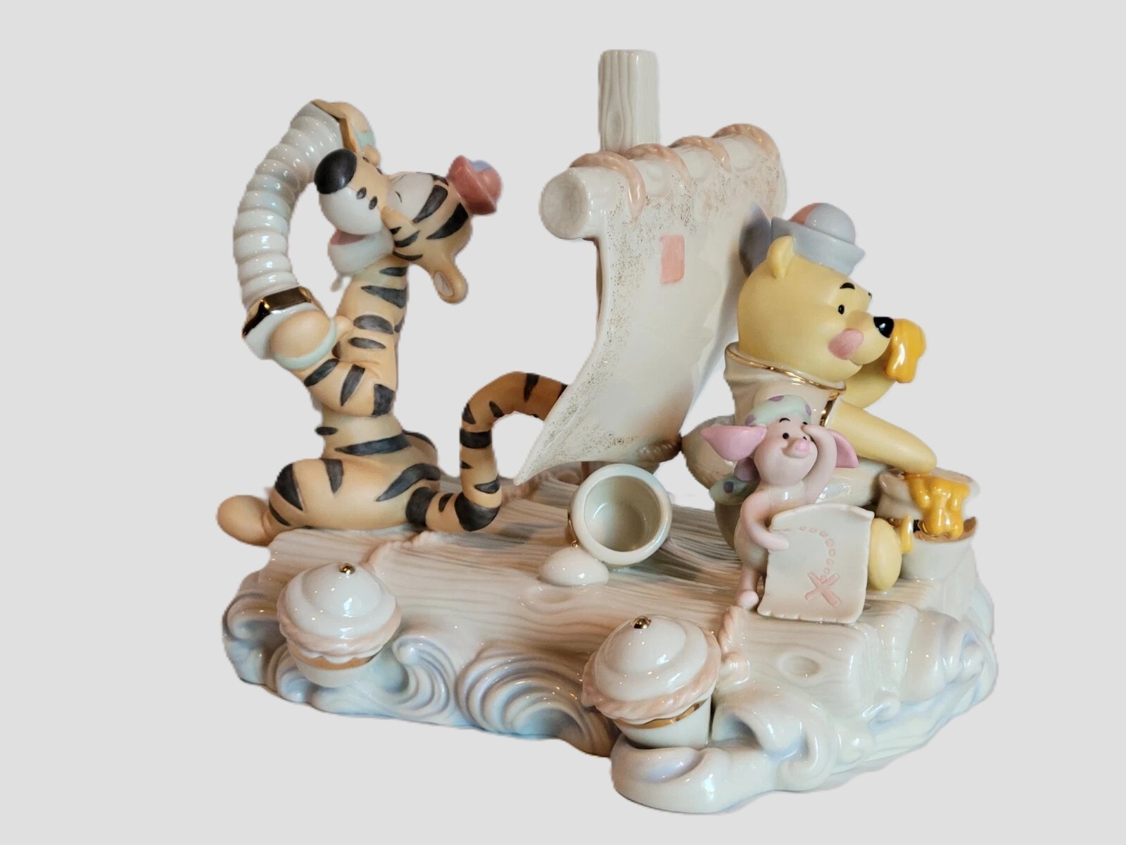 Lenox Disney POOH~Pirates Of Honey Island~ New In Box w/COA Limited Edition
