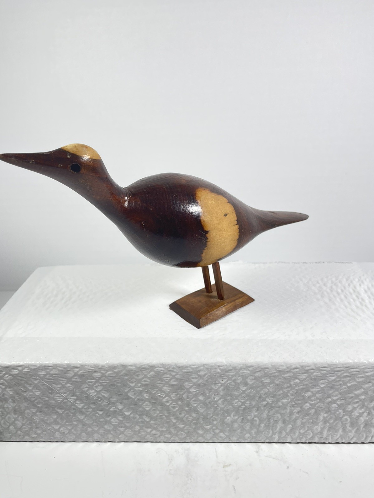 Wooden Bird Figurine 8 Inches LONG 4 IN TALL Collection, Gift, Minimalist