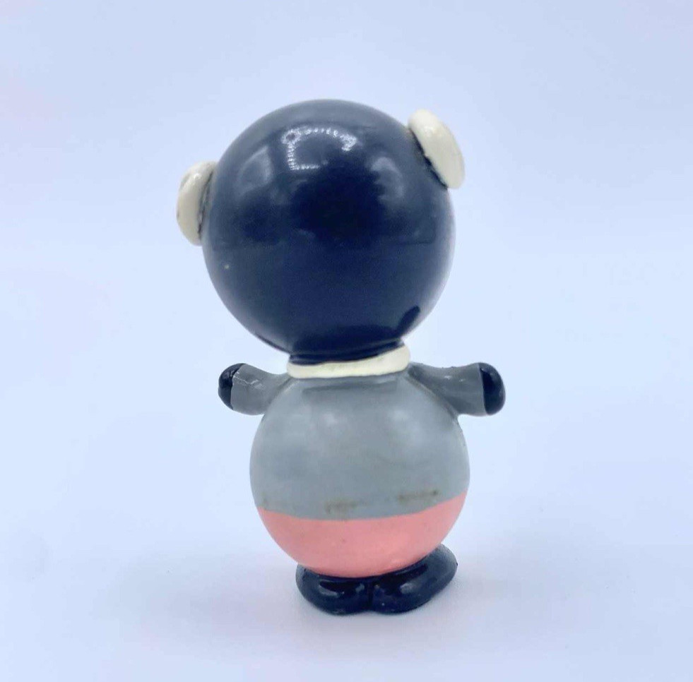 Brushart Marbles Man with Glasses Black Gray Pink Adorable Handmade in Chile