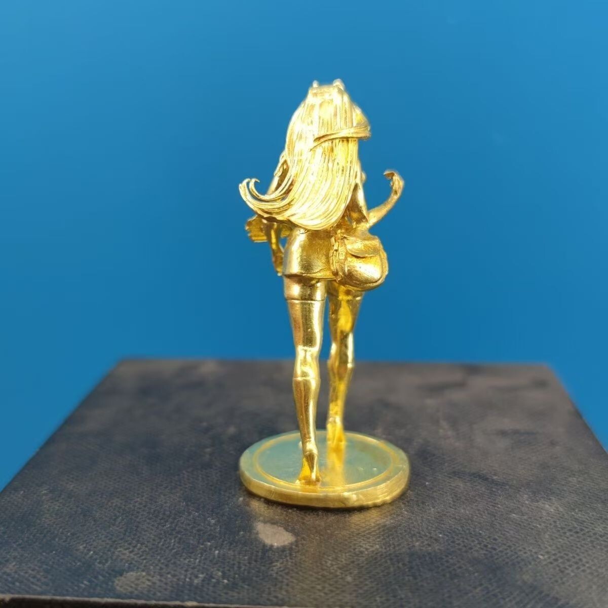 Brass sexy fashion shorts beautiful girl animation anime model decorations