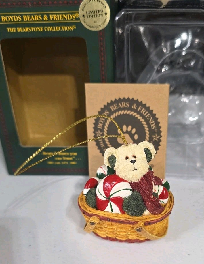 *Christmas In July* Boyds Bears Longaberger Exclusive Ornament FLURRIE FROST New