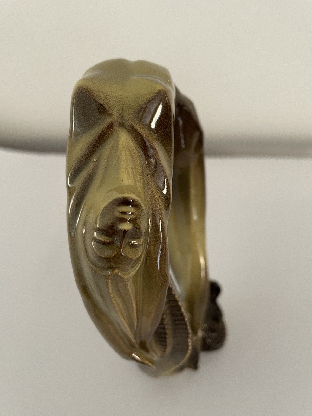 Ceramic Arts Studio Aphrodite Figurine RARE! Green Smoke Airbrush Glaze Graceful