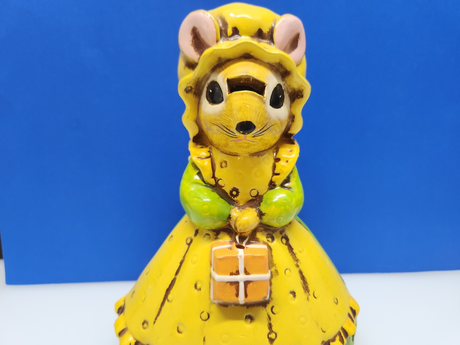 Vintage Josef Originals Lorrie Design Mouse String Holder Japan Scissors Kitch
