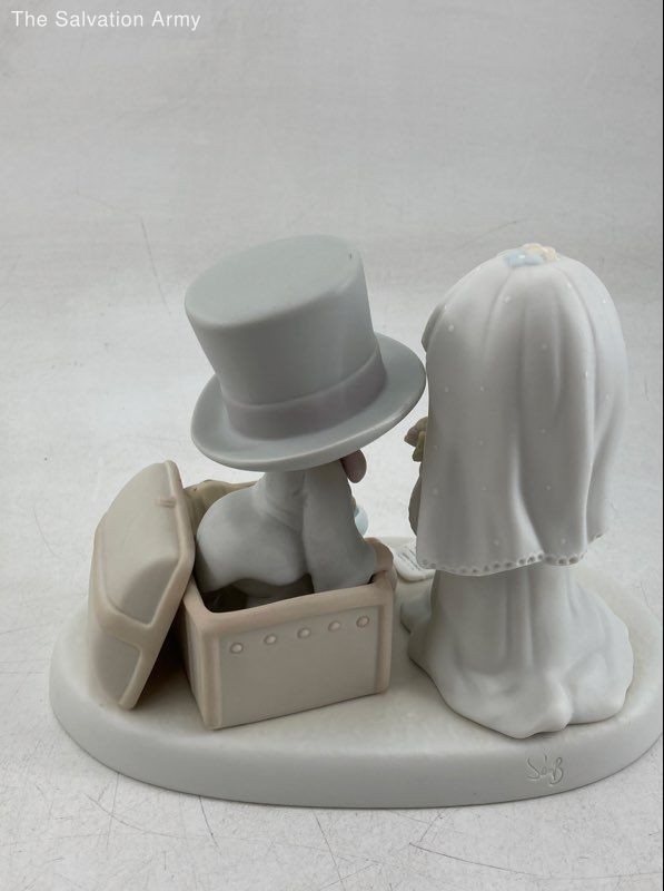 Precious Moments #106755 Heaven Bless Your Togetherness Bride & Groom Figurine