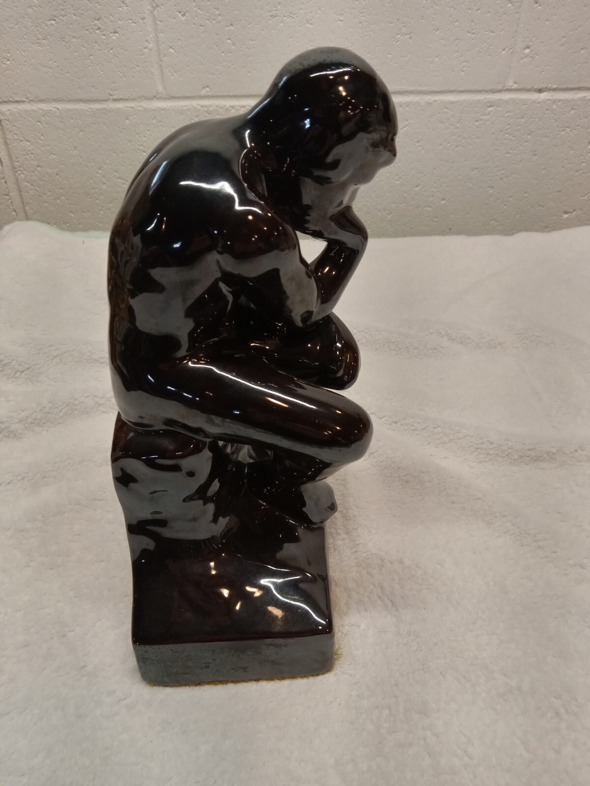 Vintage Ceramic Thinking Man Anchor Mold Company