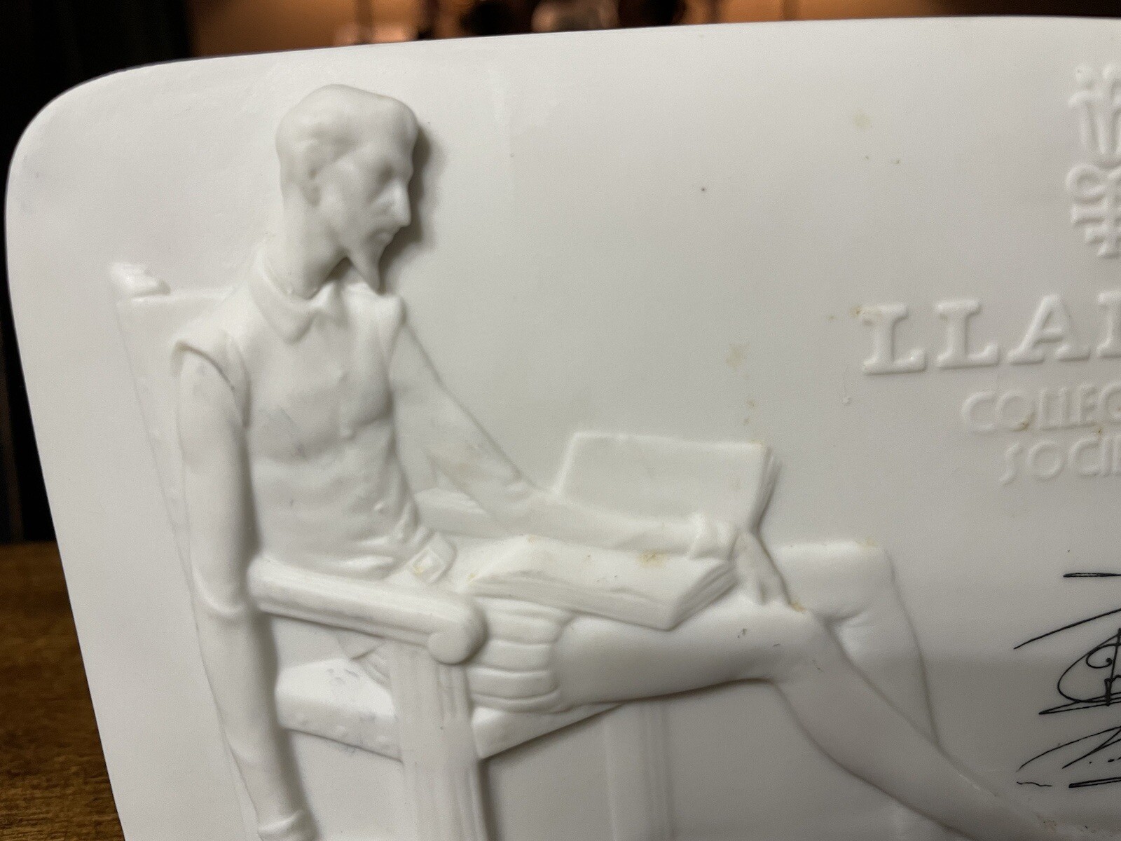 5.75″x4.25″x2.25″ Lladro Collectors Society Don Quixote Plaque Signed In Blue