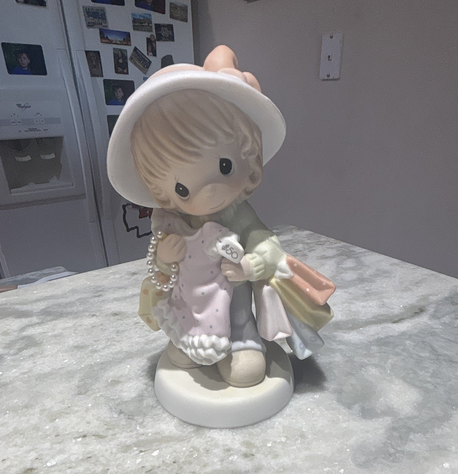 Precious Moments “You’re O.K. Buy Me” Porcelain Figurine Girl 2002