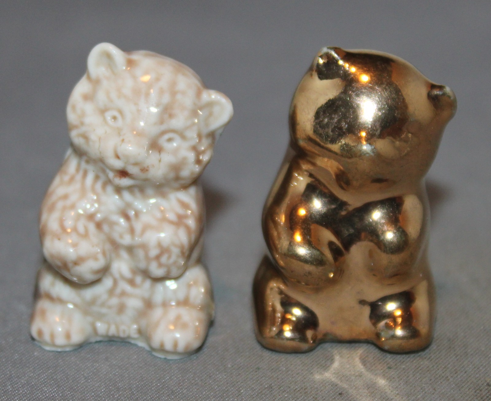 Wade Canadian Series Bear Cub with Matching Gold Tone