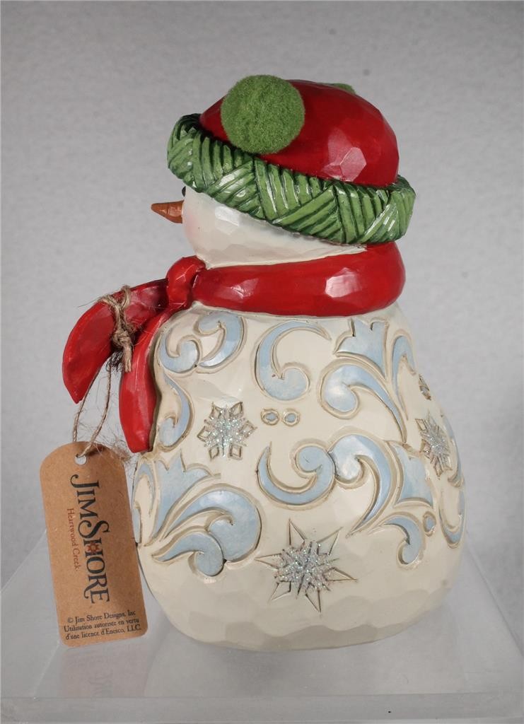 Jim Shore – COZY WINTER CHEER – Cute Snowman – 2026 Release! – 6019281 NIB!