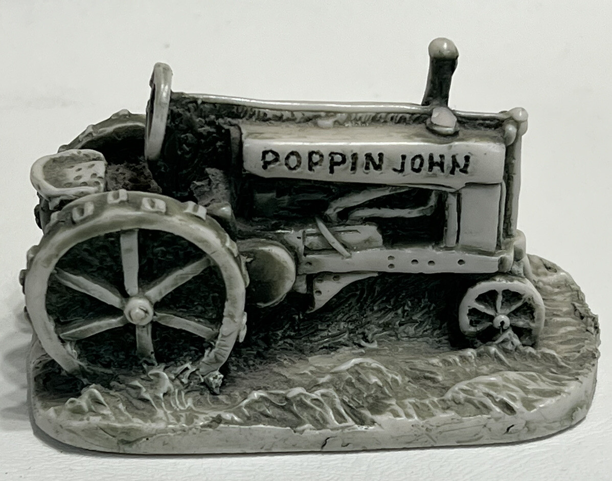 Poppin John Limited Edition Georgia Marble Tractor Figure/Sculpture #610