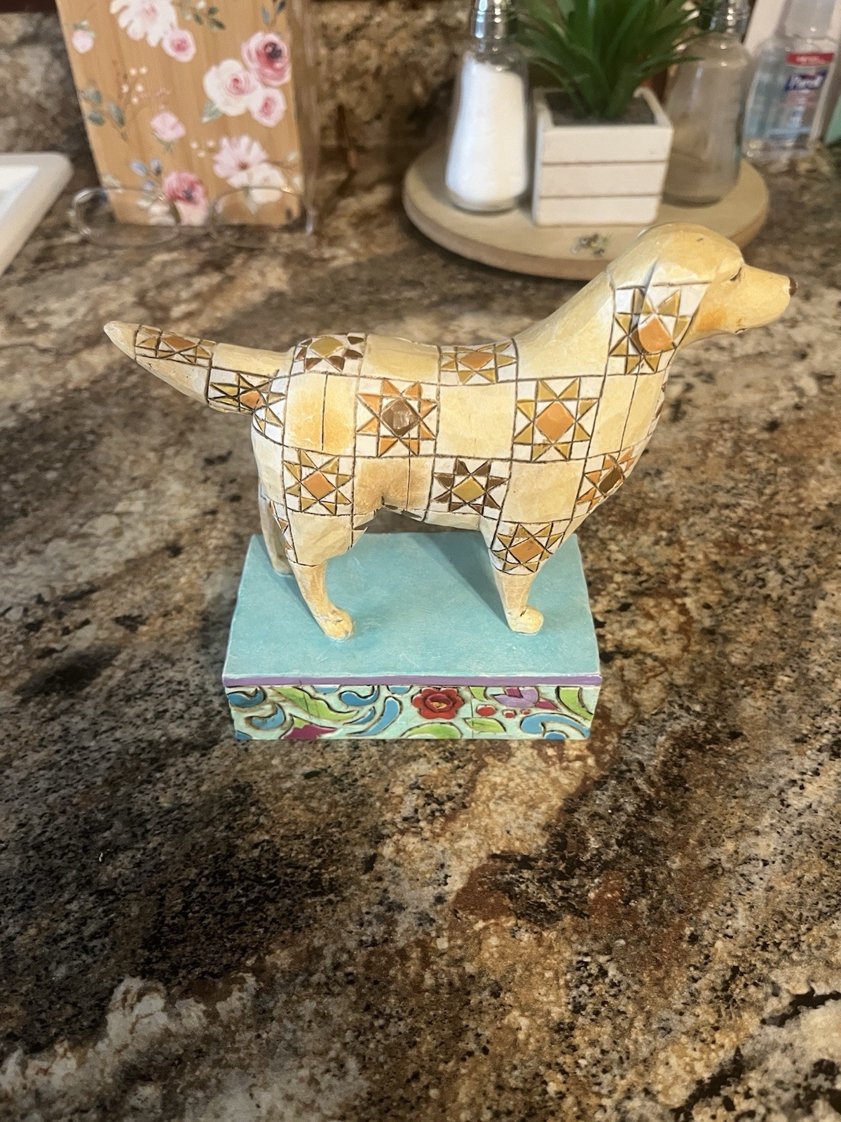 2005 Jim Shore Heartwood Creek “Ingot” Golden Retriever Dog Figurine