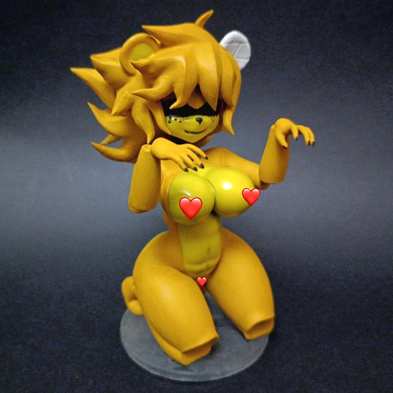 Golden Frenni, NSFW Figurine, Fap Nights at Frennis, 15 cm Resin Figure