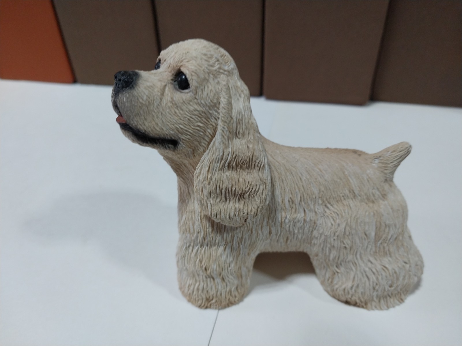 Stone Critters Blonde Cocker Spaniel Figurine