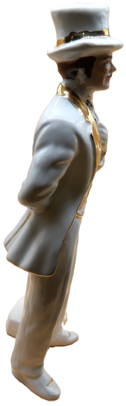Gone with the Wind “Douglas” Figurine-White Tuxedo w/Gold Trim Florence Ceramics