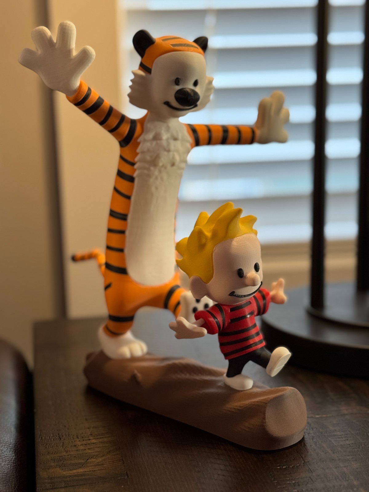 Whimsical Calvin and Hobbes Inspired Artwork – Ideal for Comic Strip Fans