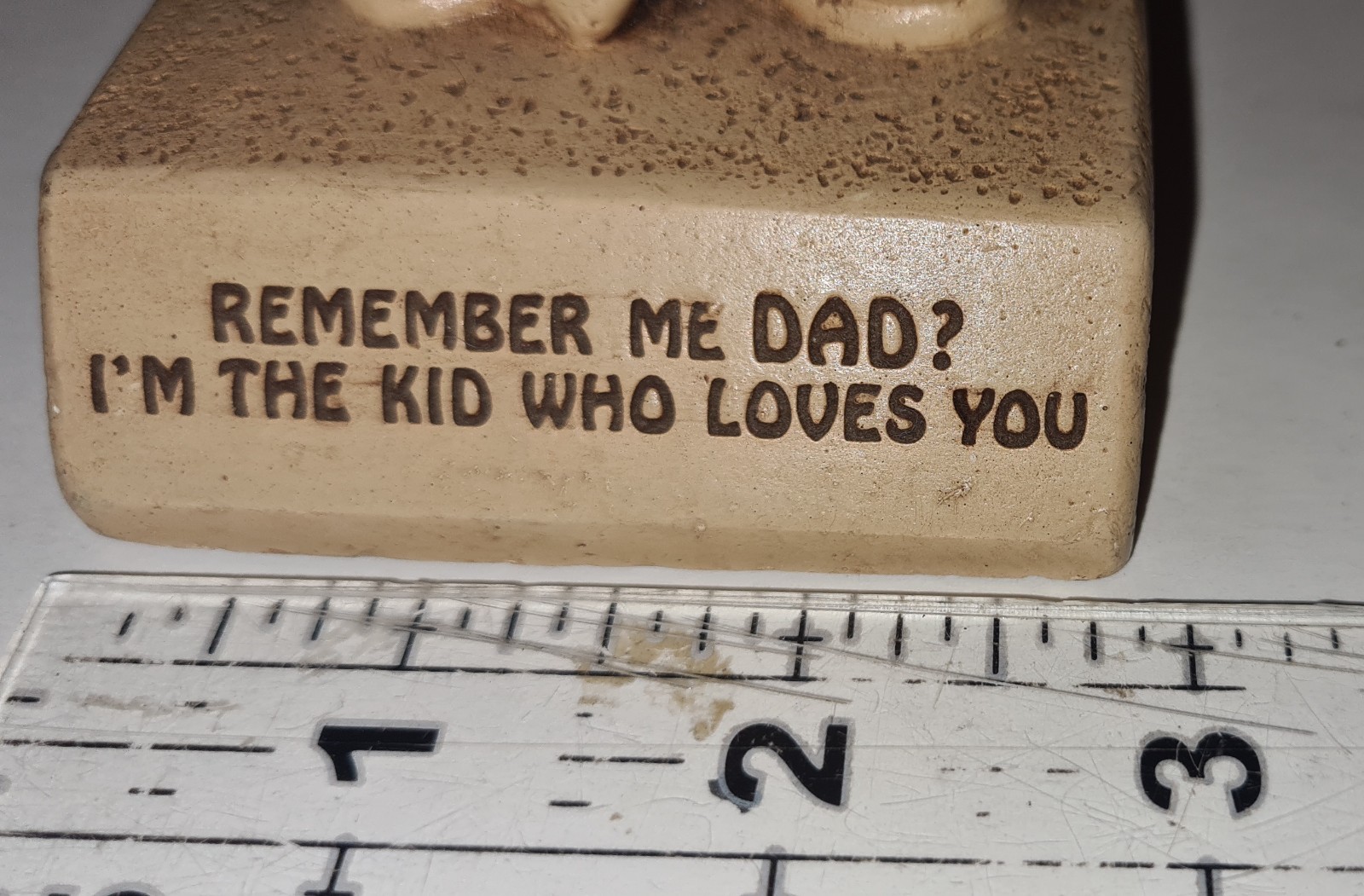 Remember Me Dad? I’m The Kid Who Loves You Vtg Paula 1972 Figurine Fathers Day
