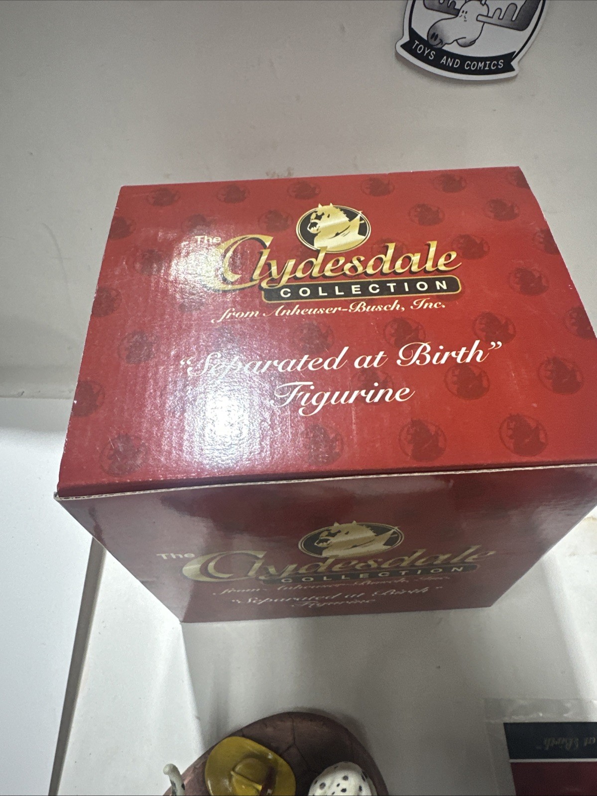2000 ANHEUSER-BUSCH The Clydesdale Collection SEPERATED AT BIRTH w/ Box + COA