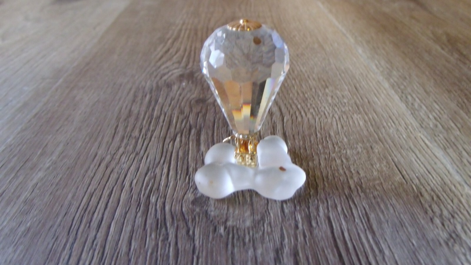 COLLECTIBLE CRYSTAL HOT AIR BALLON 1 INCH TALL