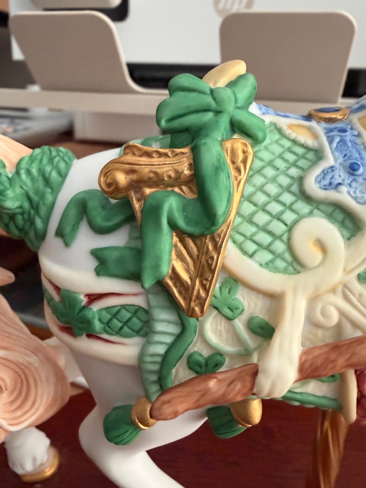 RETIRED LENOX IRISH CAROUSEL HORSE LIMITED EDITION with Lenox Box and COA – 1999